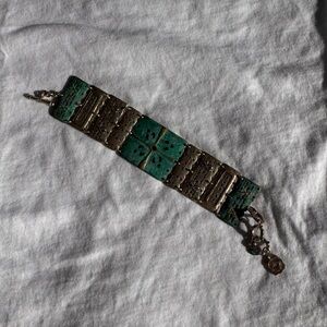 Silpada Sterling Silver and tarnished copper Bracelet